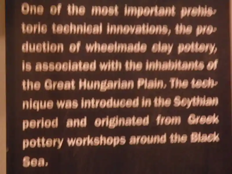 Swastika engraved on a clay vessel